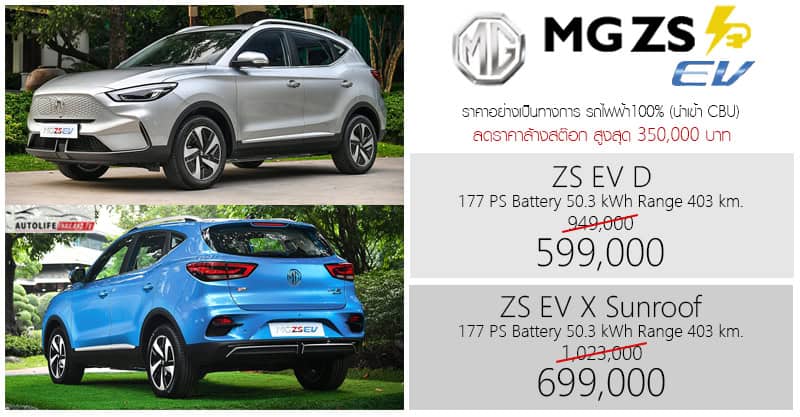 New Price MG ZS EV